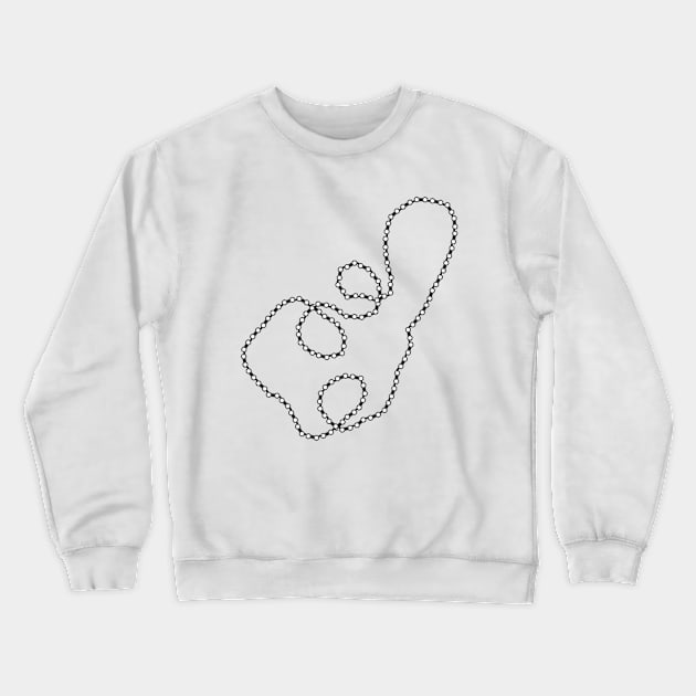 Twisted bike chain Crewneck Sweatshirt by mailboxdisco